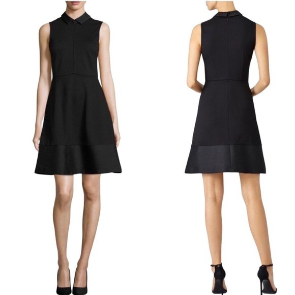 ERIN Erin Fetherston Dresses & Skirts - ERIN Erin Fetherston Marie Black Dress Size 10 Fit Flare Sleeveless Openwork